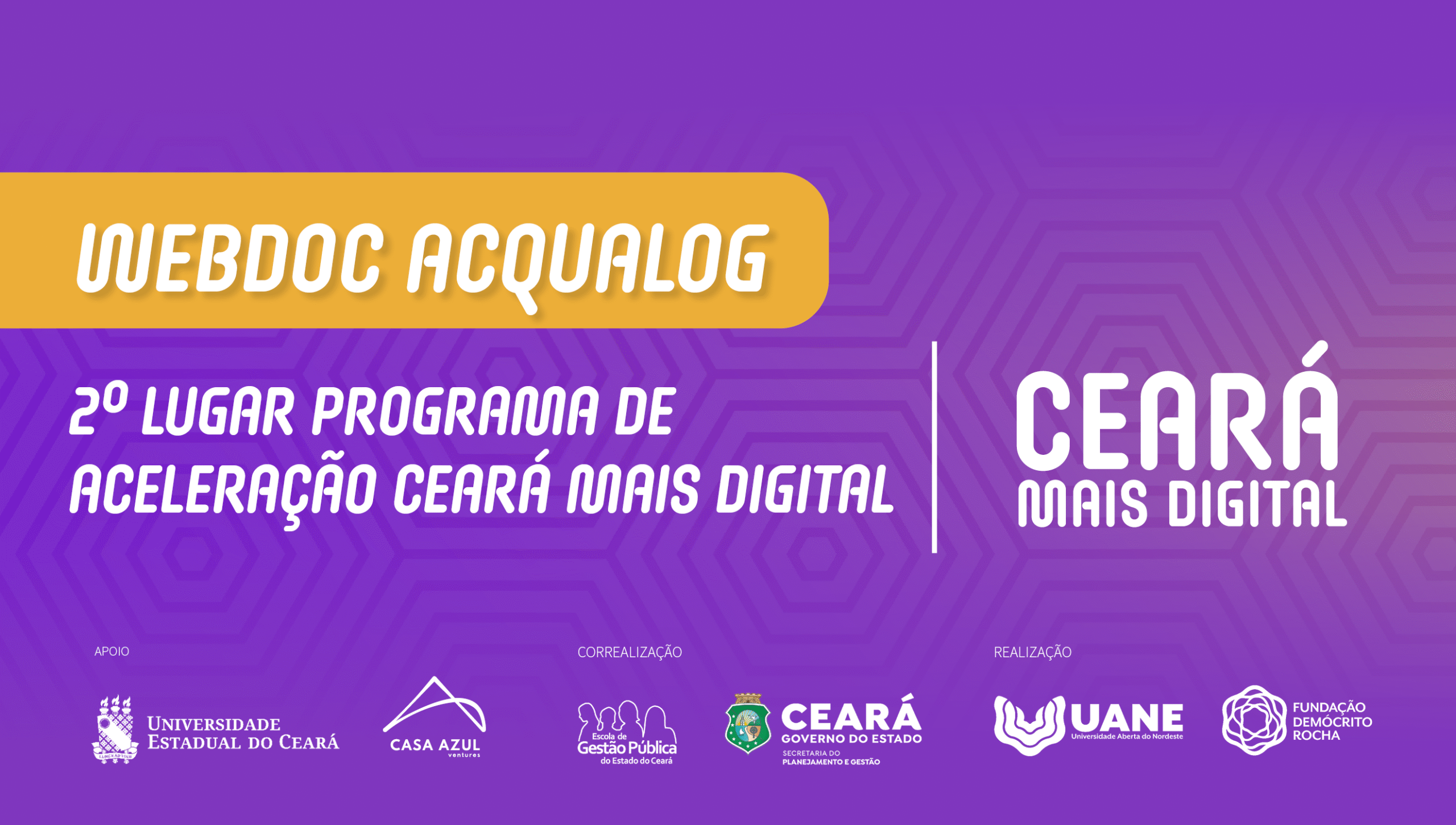 Ceará Mais Digital: 2º lugar Acqualog